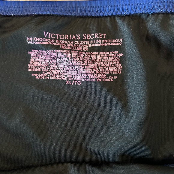 Victorias Secret Royal Blue Halter Neck Bikini Size XL - Picture 4 of 9